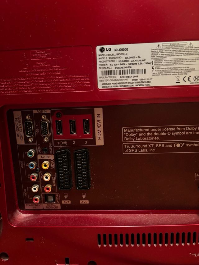 Television LG 32 pulgadas