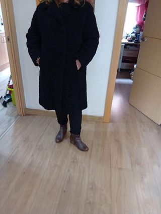 Abrigo de astracan auténtico