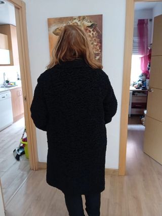 Abrigo de astracan auténtico