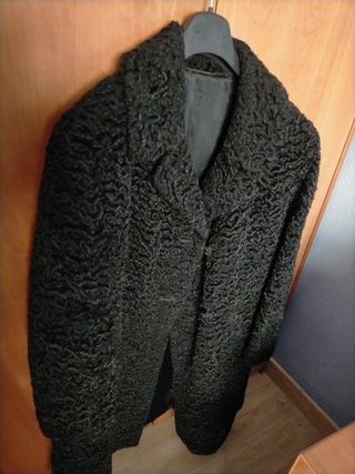 Abrigo de astracan auténtico