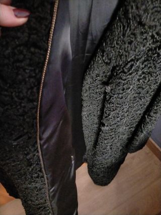 Abrigo de astracan auténtico