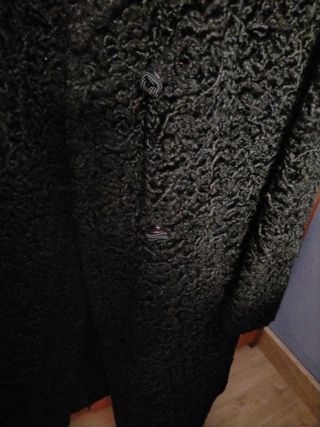 Abrigo de astracan auténtico