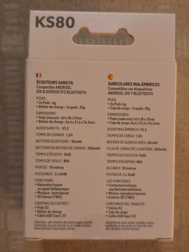 AURICULARES INALÁMBRICOS