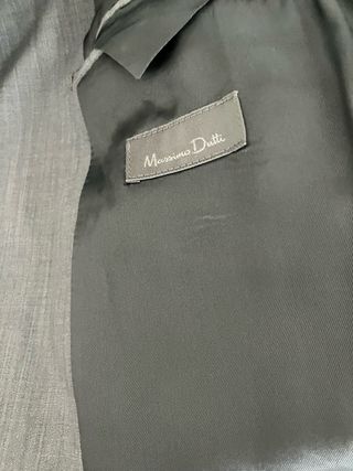 Traje de calidad marca Massimo Dutti 