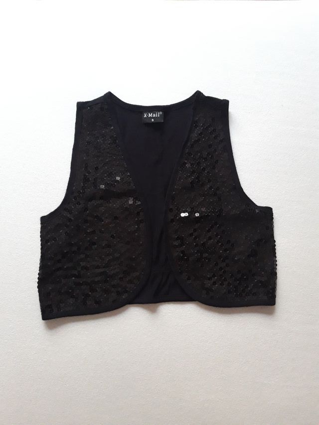 Gilet con paillettes