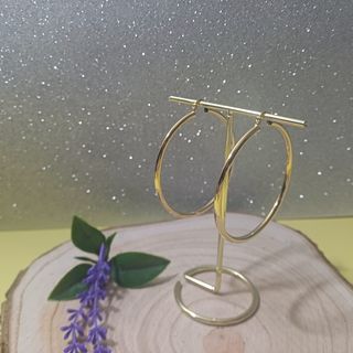 Pendientes Aro Liso Acero