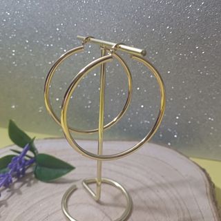 Pendientes Aro Liso Acero