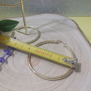 Pendientes Aro Liso Acero