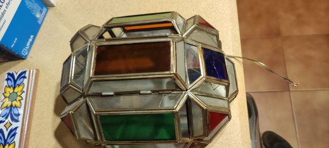 Lampara aplique estilo arabe