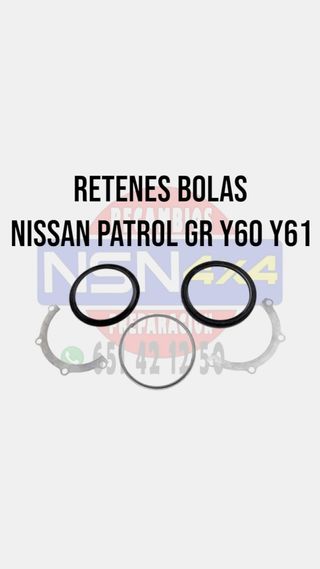 Retenes bolas Nissan patrol GR Y60 Y61