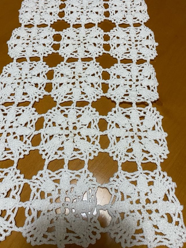 Camino de mesa ganchillo