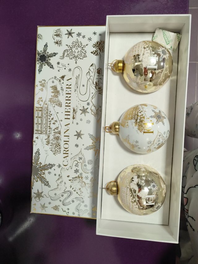 Bolas de navidad Carolina Herrera