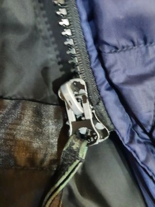 Parka in piuma d'oca blu uomo Gianfranco Ferré 