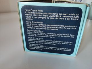 ANTIGUAS COPAS PARA LICOR - ROYAL CRYSTAL ROCK