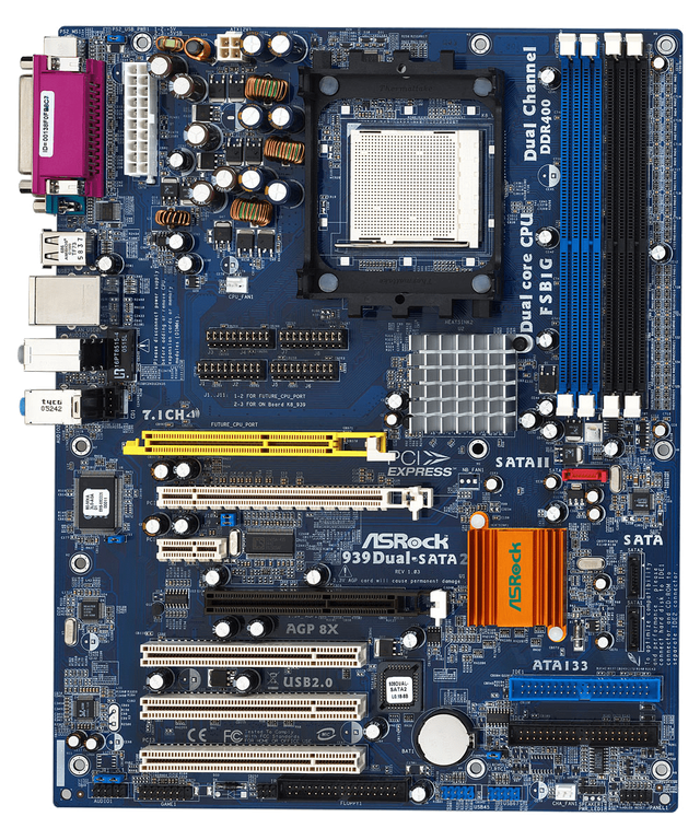 PLACA BASE  ASROCK 939 DUAL SATA 2 ANTIGUA