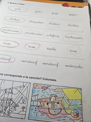 TRES EN RAYA PAUTA 1 PRIMARIA