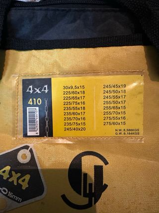 Cadenas de nieve JOPE 4x4 Venta en persona