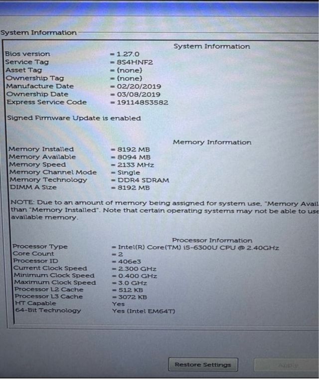 Portatil Dell Latitude 7280
