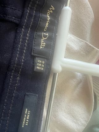 Pantalon slim fit caballero massimo dutti 