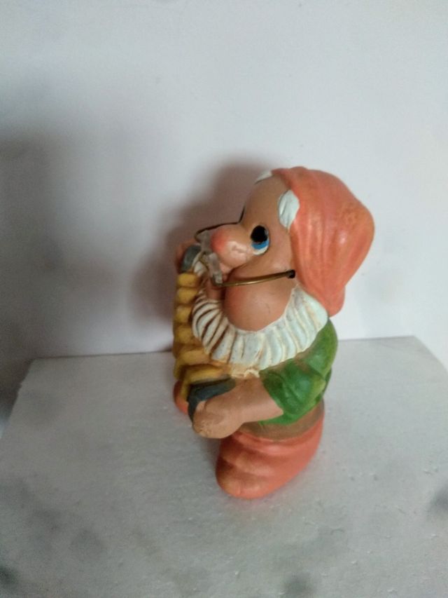 antigua hucha enanito sabio Blancanieves años 40