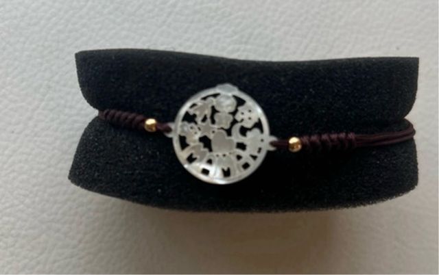 Pulsera Tous nacar 0ro hilo Mamaá