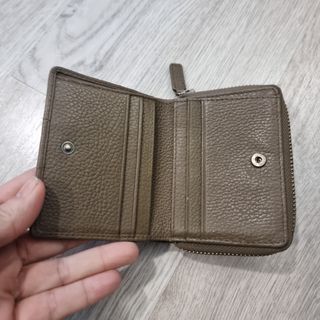 Monedero pequeño piel caza