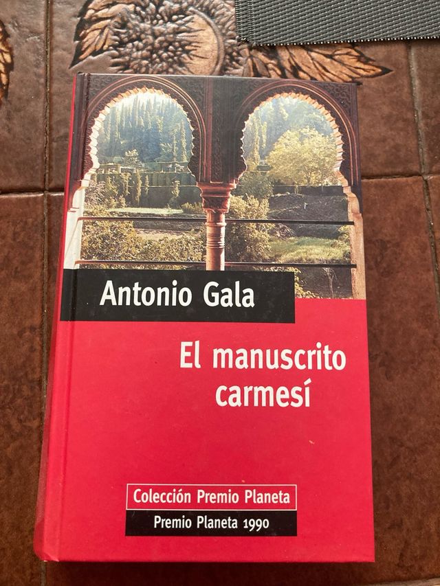 Libro Antonio Gala El Manuscrito Carmesi