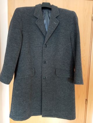 Abrigo de lana gris de "Florentino"