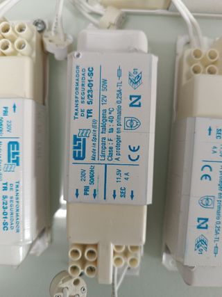 Transformadores lamparas halógenas