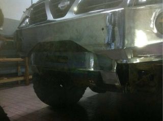 Parachoques y soporte winch Nissan patrol Y61