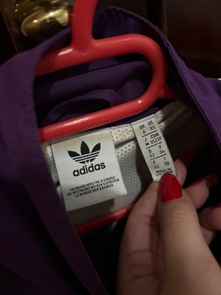Chaqueta Adidas morada