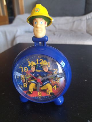 Reloj despertador Sam el bombero