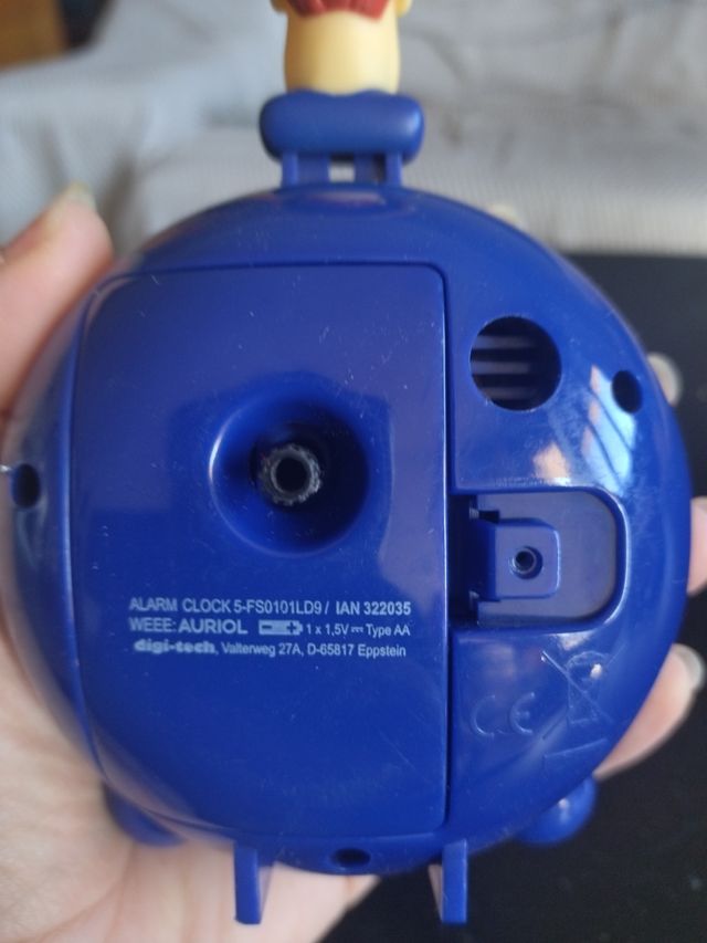 Reloj despertador Sam el bombero 