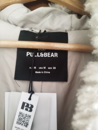 ABRIGO BORREGUILLO CAPUCHA PULL & BEAR M