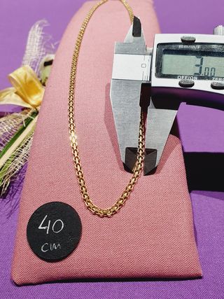 Collar 45cm.Maciza Oro 18kl 