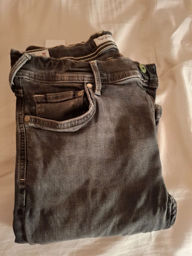 Pepe jeans W8 Skinny los waist grises