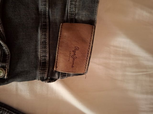 Pepe jeans W8 Skinny los waist grises