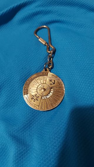 Porta chaves calendário