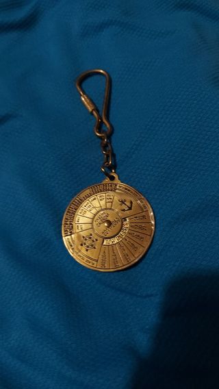 Porta chaves calendário