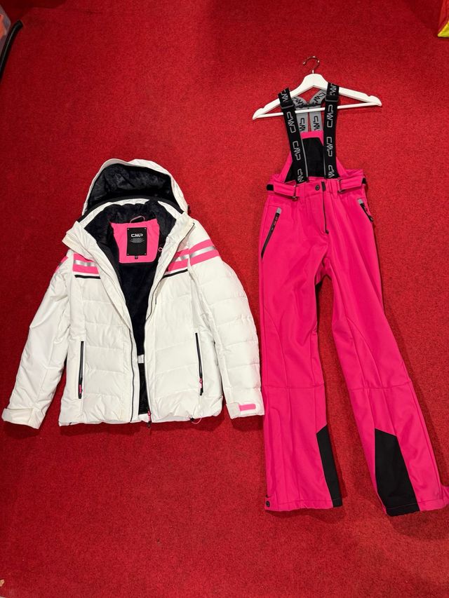 Abrigo y pantalon mujer esqui CMP 38 34 nuevo!!