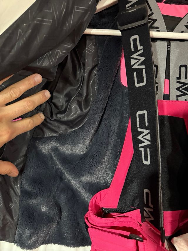 Abrigo y pantalon mujer esqui CMP 38 34 nuevo!!