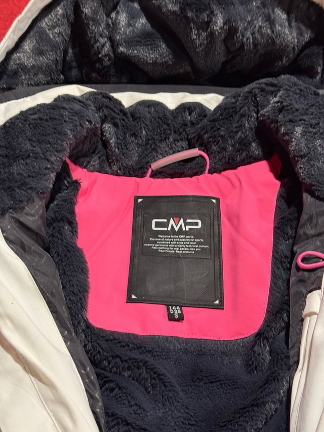 Abrigo y pantalon mujer esqui CMP 38 34 nuevo!!