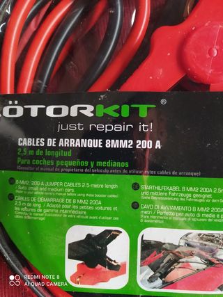 Cables arranca coches 
