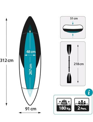 Kayak K2 bien plaza