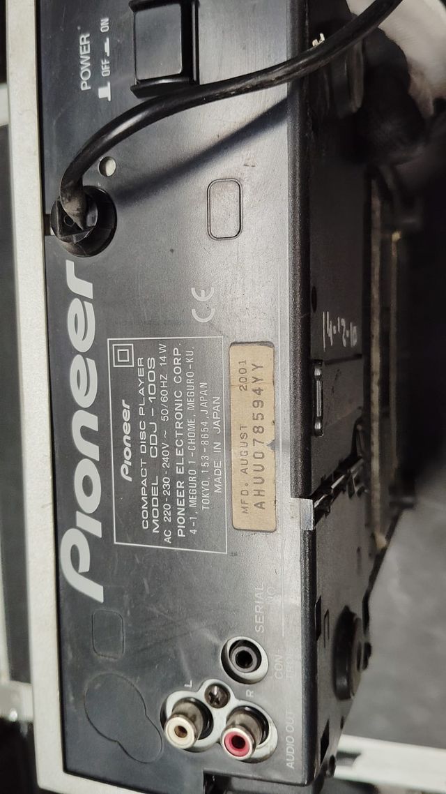 2 uds Giradiscos para CD Piooner CDJ-100S