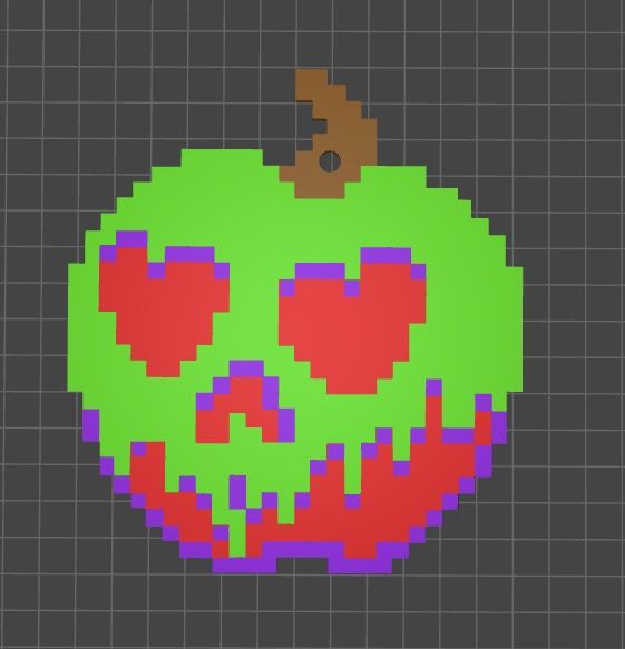 Llavero Manzana envenenada disney