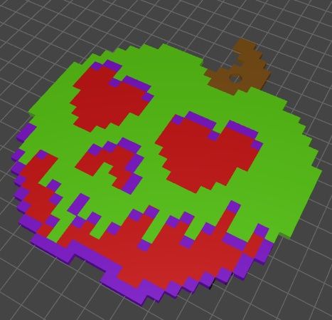 Llavero Manzana envenenada disney