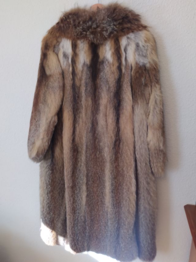 Abrigo piel de zorro