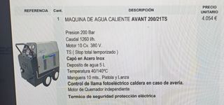 Maquina de lavar AVANT