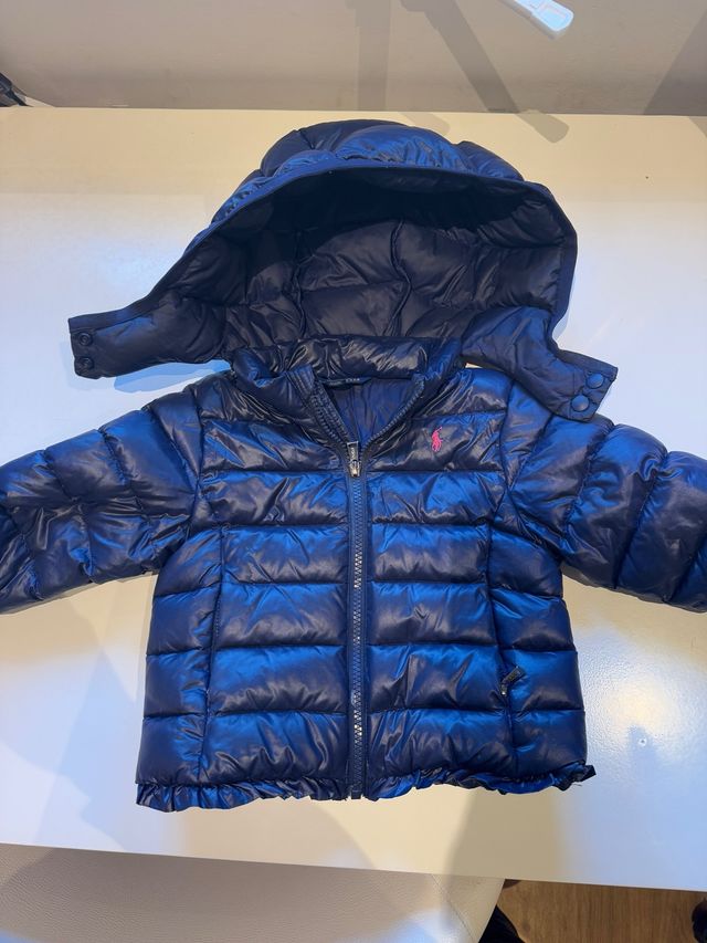 Anorak plumas Ralp Lauren niña 2 años